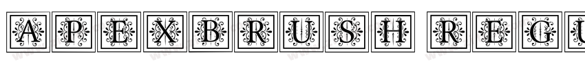 ApexBrush Regular字体转换